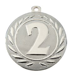 Медаль 2-е місце срібло d 50мм. арт М2-50 00000016686