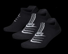 Шкарпетки Nike W NK EVERYDAY PLUS LTWT NS 3PR чорний Жін 38-42 00000019293