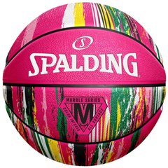 М'яч баскетбольний Spalding Marble Ball рожевий Уні 7 00000023023