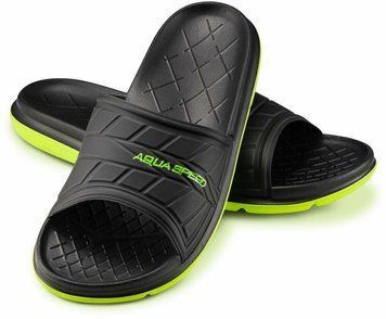 Шльопанці Aqua Speed ASPEN 8480 чорний, жовтий Чол  534-07