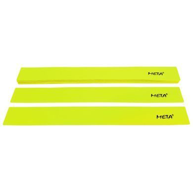 Набор плоских прямых фишек-маркеров Meta Flat Line Marker Set 10 лимон Уни 5,5х50 см 4010100100