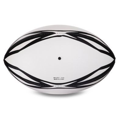 Мяч для регби LEGEND R-3299 №3 белый-черный 00000027332