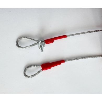 Сетка волейбольная Romi Sport "Профессиональная 9,5 м.", 3 мм.(PP) black/red S0049