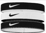 Повязка на голову Nike Flex Classic 3PK черный, белый Уни One Size (N.101.1932.036.OS) N.101.1932.036.OS