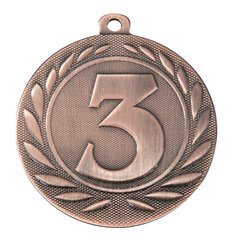 Медаль 3 місце бронза d 50мм. арт М3-50 00000016687
