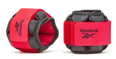 Обважнювачі для щиколотки/зап'ястя Reebok Premium Ankle чорний, червоний Уні 2.0 кг 00000026255