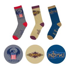 Шкарпетки Fantastic Beasts Macusa Socks Set of 3 Мультиколор Уні 36-40 00000009428