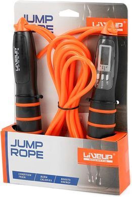 Скакалка з ел. лічильником LiveUp DIGITAL JUMP ROPE LS3128