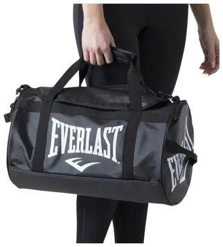 Спортивна сумка Everlast DUFFLE BAG SMALL (LOGO) 30L чорний Уні 43 x 22 x 27 см 00000036315