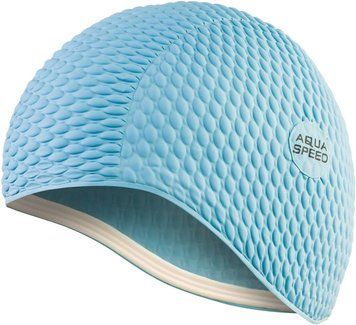 Шапка для плавання Aqua Speed BOMBASTIC JUNIOR 9879 блакитний Діт OSFM 290-02