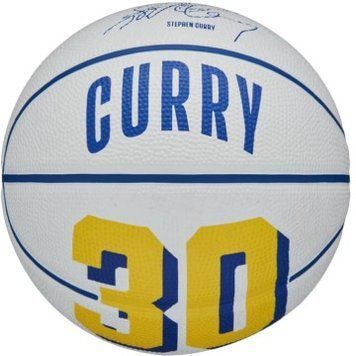М'яч баскетбольний Wilson NBA PLAYER ICON MINI BSKT CURRY white size 3 WZ4007401XB3