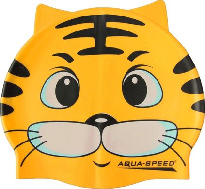 Шапка для плавання Aqua Speed ​​ZOO CAT 5529 жовтий кіт Діт OSFM 00000015712