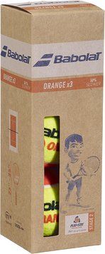 Мячи для тенниса Babolat ORANGE paper pack 3 ball 501107-113