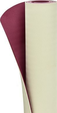 Килимок для йоги Adidas Double Sided Yoga Mat бежевий, темно-рожевий 176 х 61 х 0,6 см ADYG-10400WP-NL