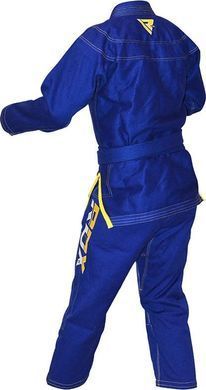 Костюм для бразильського джиу-джитсу RDX BRAZILIAN JIU-JITSU SUIT синій A0 BJJ-S3U
