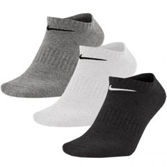 Шкарпетки Nike U NK EVERYDAY LTWT NS 3PR білий, сірий, чорний Уні 38-42 00000019325