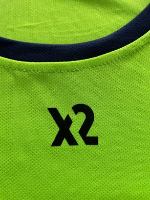 Футбольна форма X2 Start (футболка+шорти), розмір S (салатовий/темно-синій) X2003LG/DB-S X2003LG/DB
