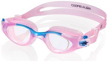 Окуляри для плавання Aqua Speed MAORI 9283 рожевий, блакитний Діт OSFM 051-63
