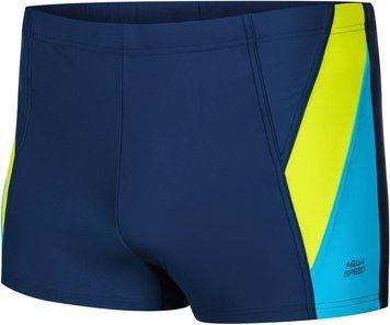 Плавки-боксери для чоловіків Aqua Speed LOGAN 8064 темно-синій, блакитний, жовтий Чол 226-426