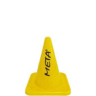 Конус для тренувань Meta Coloured Cone жовтий Уні 10 см 1800410500Y