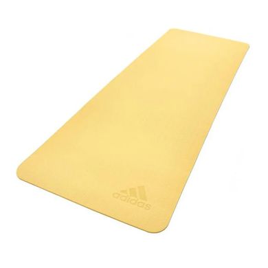 Килимок для йоги Adidas Premium Yoga Mat жовтий Уні 176 х 61 х 0,5 см 00000026190