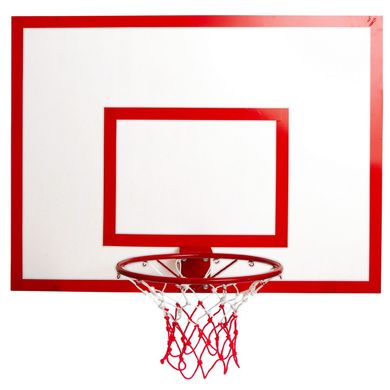 Щит баскетбольний з кільцем і сіткою посилений UR LA-6299 ( 120x90см) LA-6299