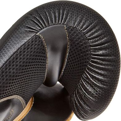Боксерські рукавички Reebok Boxing Gloves чорний, золото Чол 16 унцій 00000026257