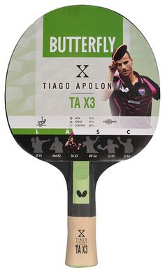 Ракетка для настільного тенісу Butterfly Tiago Apolonia TAX3 325813651
