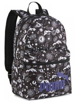 Рюкзак Puma Phase AOP Backpack 22L чорний, білий 30x14x44 см 00000032967