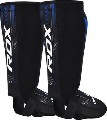 Защита ног RDX NEOPRENE SHIN INSTEP IMMAF-1 черный, синий XL SGN-IMF-1U