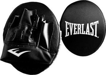 Лапы боксерские Everlast CORE PUNCH MITTS черный One Size P00002673