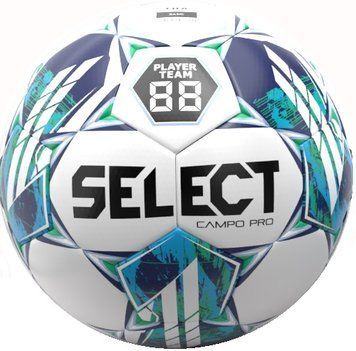 М'яч футбольний Select FB Campo PRO v23 біло-зелений Уні 5 387456-931