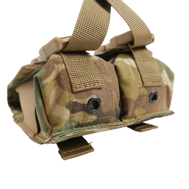 Тактичний підсумок під 2 гранати KIBORG GU Double Mag Pouch Multicam k4048