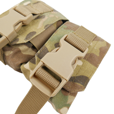 Тактичний підсумок під 2 гранати KIBORG GU Double Mag Pouch Multicam k4048