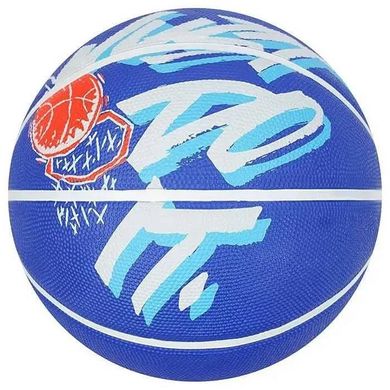 М'яч баскетбольний Nike EVERYDAY PLAYGROUND 8P GRAPHIC DEFLATED синій, білий Уні 5 00000022541