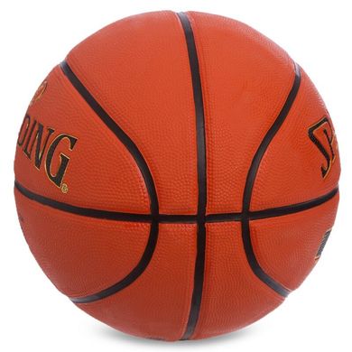Мяч баскетбольный резиновый SPALDING 83492Z NBA GOLD SERIES OUTDOOR №7 83492Z