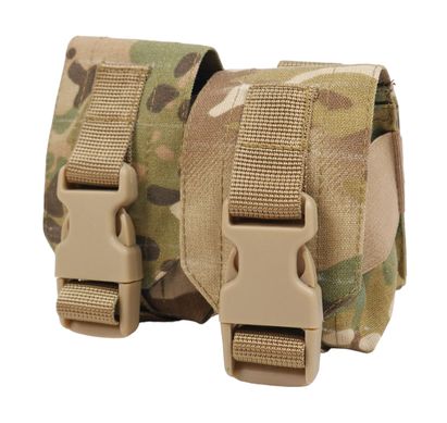 Тактичний підсумок під 2 гранати KIBORG GU Double Mag Pouch Multicam k4048