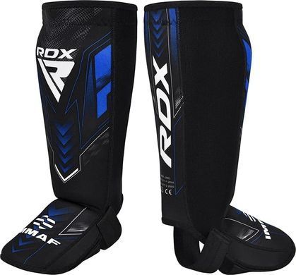 Защита ног RDX NEOPRENE SHIN INSTEP IMMAF-1 черный, синий XL SGN-IMF-1U
