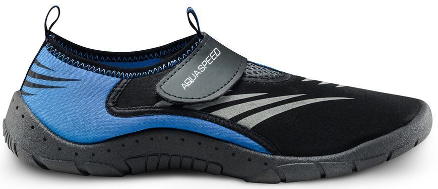 Аквашузи Aqua Speed AQUA SHOE MODEL 27B 7608 чорний, сірий, синій Уні 36 642-27B