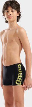 Плавки-шорты для мальчиков Arena GRAPHIC SWIM SHORT черный, желтый 128 см 010409-503