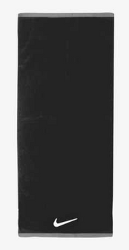 Рушник Nike FUNDAMENTAL LARGE TOWEL BLACK/WHITE L чорний Уні 60х120 см 00000009131