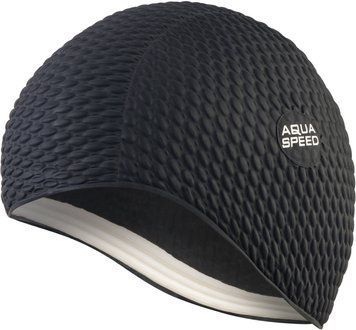 Шапка для плавання Aqua Speed BOMBASTIC JUNIOR 9881 чорний Діт OSFM 290-07