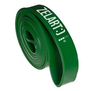 Резина петля для подтягиваний и тренировок лента силовая Zelart POWER BANDS FI-0889-3 16-39кг зеленый FI-0889-3