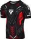 Футболка компресійна RDX COMPRESSION SHIRT HALF SLEEVES IMMAF-1 чорний, червоний S CSH-IMF-1R фото 1