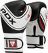 Боксерські рукавиці RDX BOXING GLOVES KIDS білий, чорний 6 унцій JBG-4B фото 1