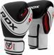 Боксерські рукавиці RDX BOXING GLOVES KIDS білий, чорний 6 унцій JBG-4B фото 4
