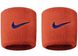 Напульсник Nike SWOOSH WRISTBANDS 2 PK помаранчевий Уні OSFM 00000017528 фото 3