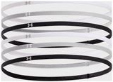 Пов'язка на голову UA W MINI ELASTIC 6PK білий, сірий, чорний Жін One Size 1389932-001