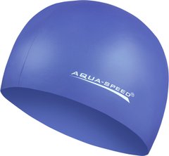 Шапка для плавания Aqua Speed MEGA 100-17 синий Уни OSFM 00000015657