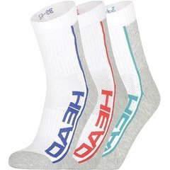 Шкарпетки Head PERFORMANCE SHORT CREW 3P UNISEX білий, сірий, мультиколор Уні 35-38 00000019574